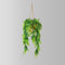 Gavi Faux Potted Hanging Plant – 3.3 ft Tall, Handcrafted Faux Greenery, PU + Rope, Ideal for Home, Office, Bedroom, or Kitchen Décor