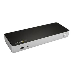 Dual Monitor USB C Docking Station w/ 60W Power Delivery - USB 3.1 Gen 1 Type C to HDMI or DVI - 5x USB - Windows Laptop Dock 