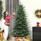HOMCOM 5ft Artificial Christmas Tree – Dense Realistic Full Ponderosa Fir, Hinged Branches, Easy Assembly