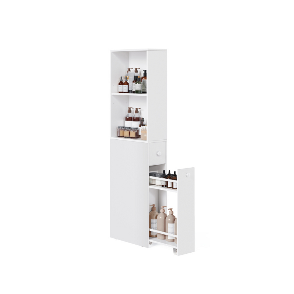 VASAGLE Freestanding Cabinet with Storage Drawers and Adjustable Shelf 