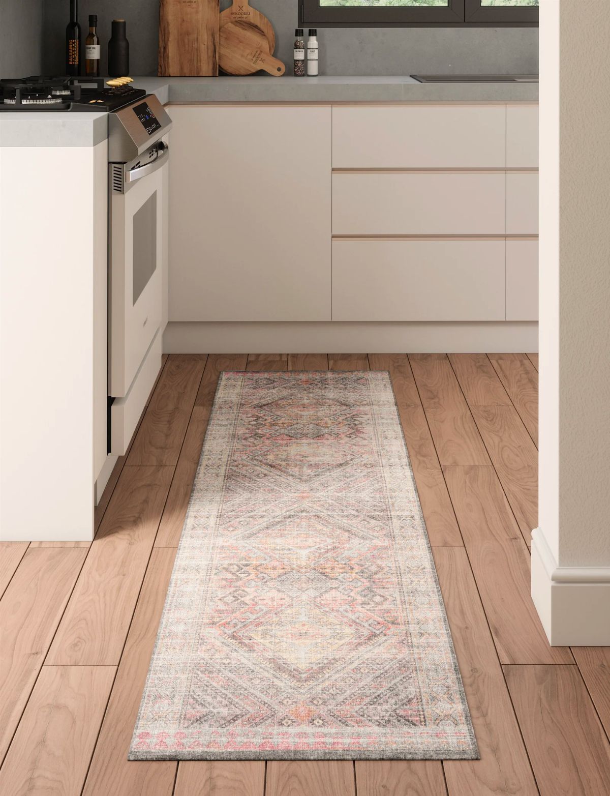 Alexa Silver Pink Purple Rug 