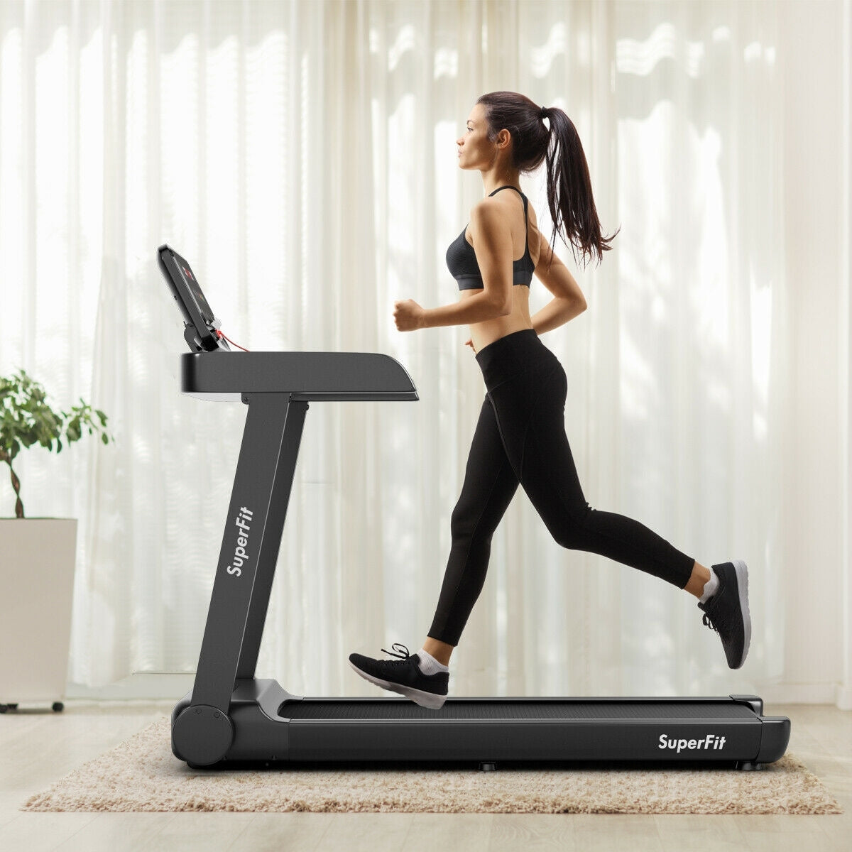 2.25 HP Electric Treadmill Running Machine with App ControlÂ 