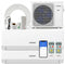 UltrEco Series 36000 BTU 2 Zone 23 SEER2 Mini Split Air Conditioner Wifi Enabled with Heat Pump