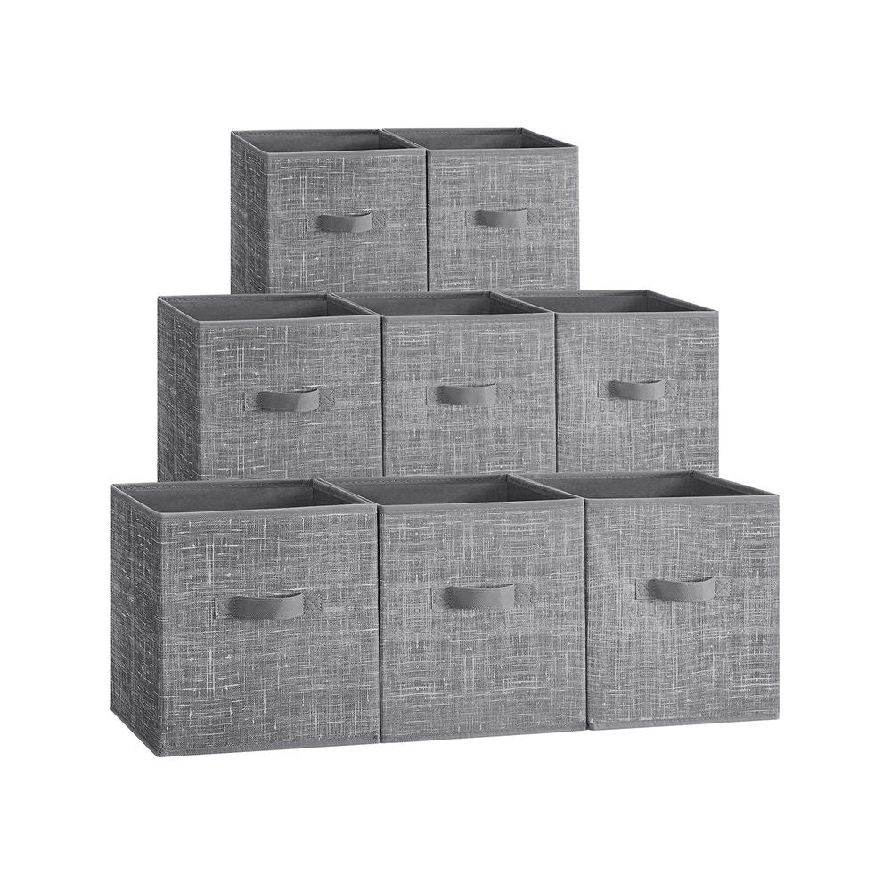 SONGMICS Set of 8 Foldable Storage Cubes 