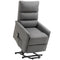 HOMCOM Lift Chair for Elderly, Power Chair Recliner with Remote Control, Side Pockets for Living Room, Dark Grey