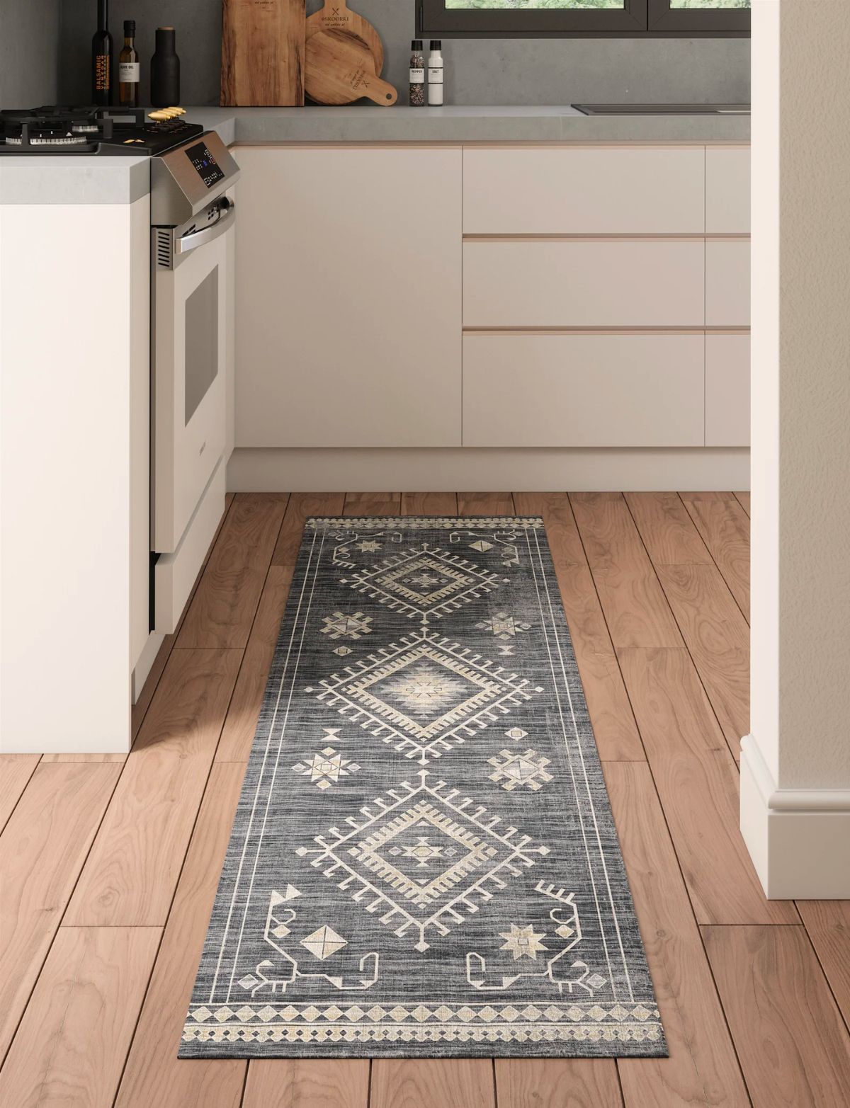 Khaleesi Black Yellow Sand Rug 