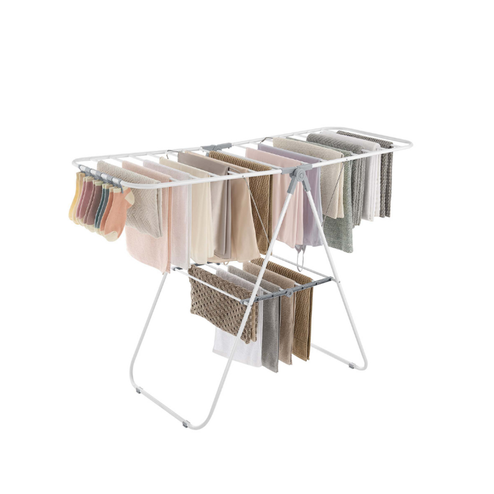 SONGMICS Clothes Drying Rack with Sock Clips 