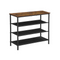 VASAGLE 4 Tier Shoe Storage Rack for 9-12 Pairs of Shoes