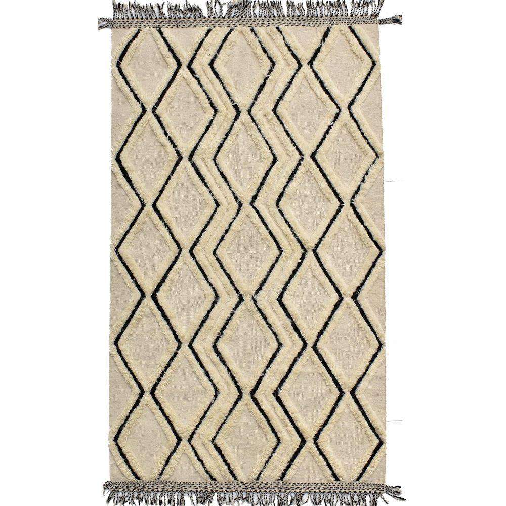 Amber Woven Wool 6X9 Rug 