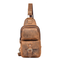 Vintage Leather Sling Bag | Hunter Tan