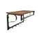 VASAGLE Coat Rack Wall Mount with Shelf, Hanging Rail, 5 Hooks