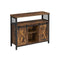 VASAGLE Buffet Cabinet with 2 Sliding Barn Doors