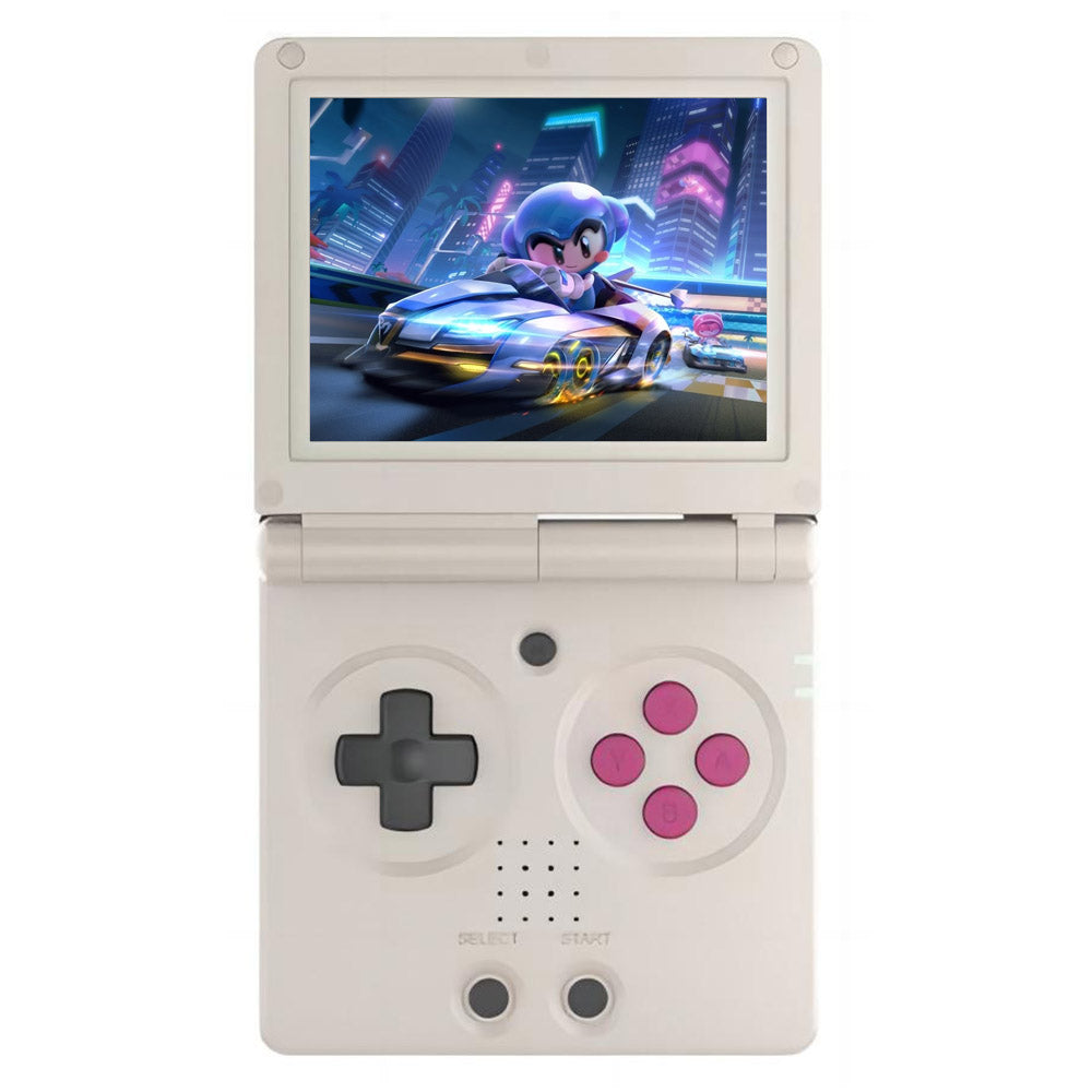 ANBERNIC RG35XXSP Flip Game Console, 32GB + 64GB with 5000 Games, 30+Emulators, 3.5inch IPS Screen, HDMI Out, Multimedia Apps,8H Autonomy, 5G Wifi Bluetooth, Hall Magnetic Switch, Moonlight Streaming - Grey 