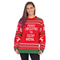 Merry Christmas Ya Filthy Animal Snowflake And Reindeer  Sweater