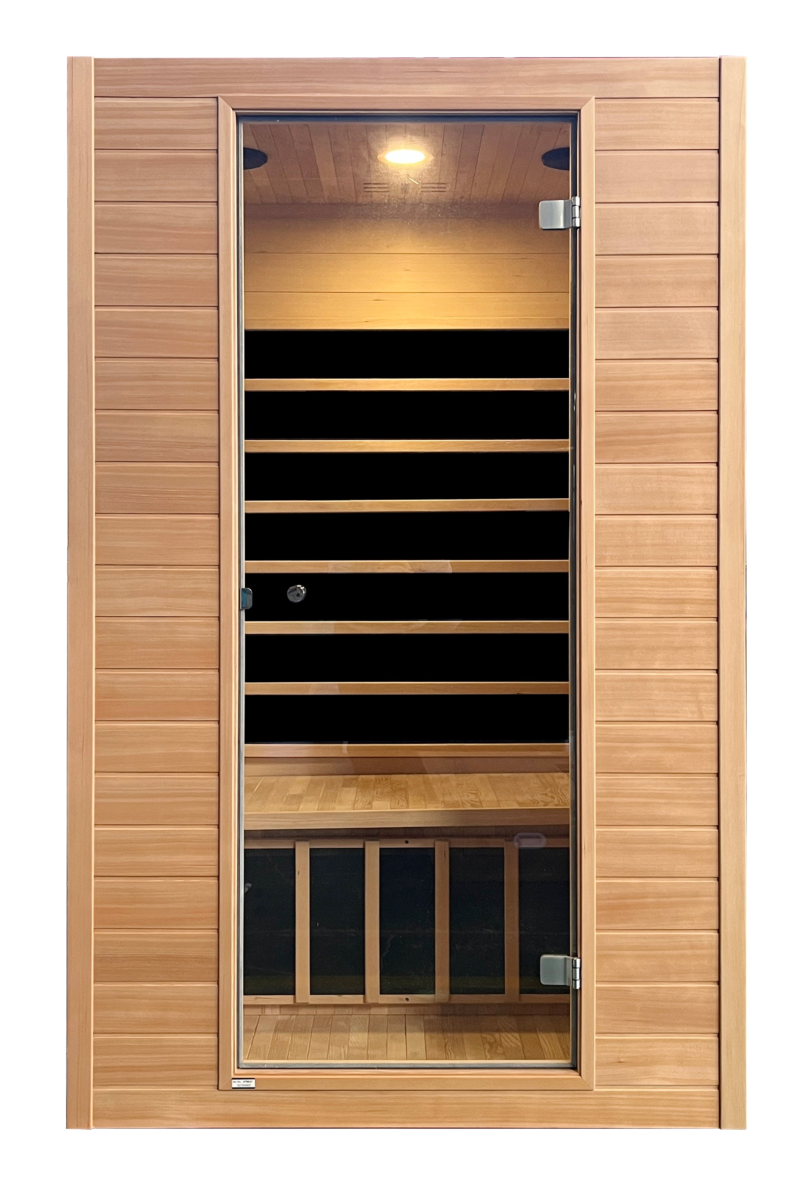 Blisspod, Vienna, Far Infrared Sauna Canadian Hemlock Very Low EMF Sauna, 7 Heaters – 3 Persons 