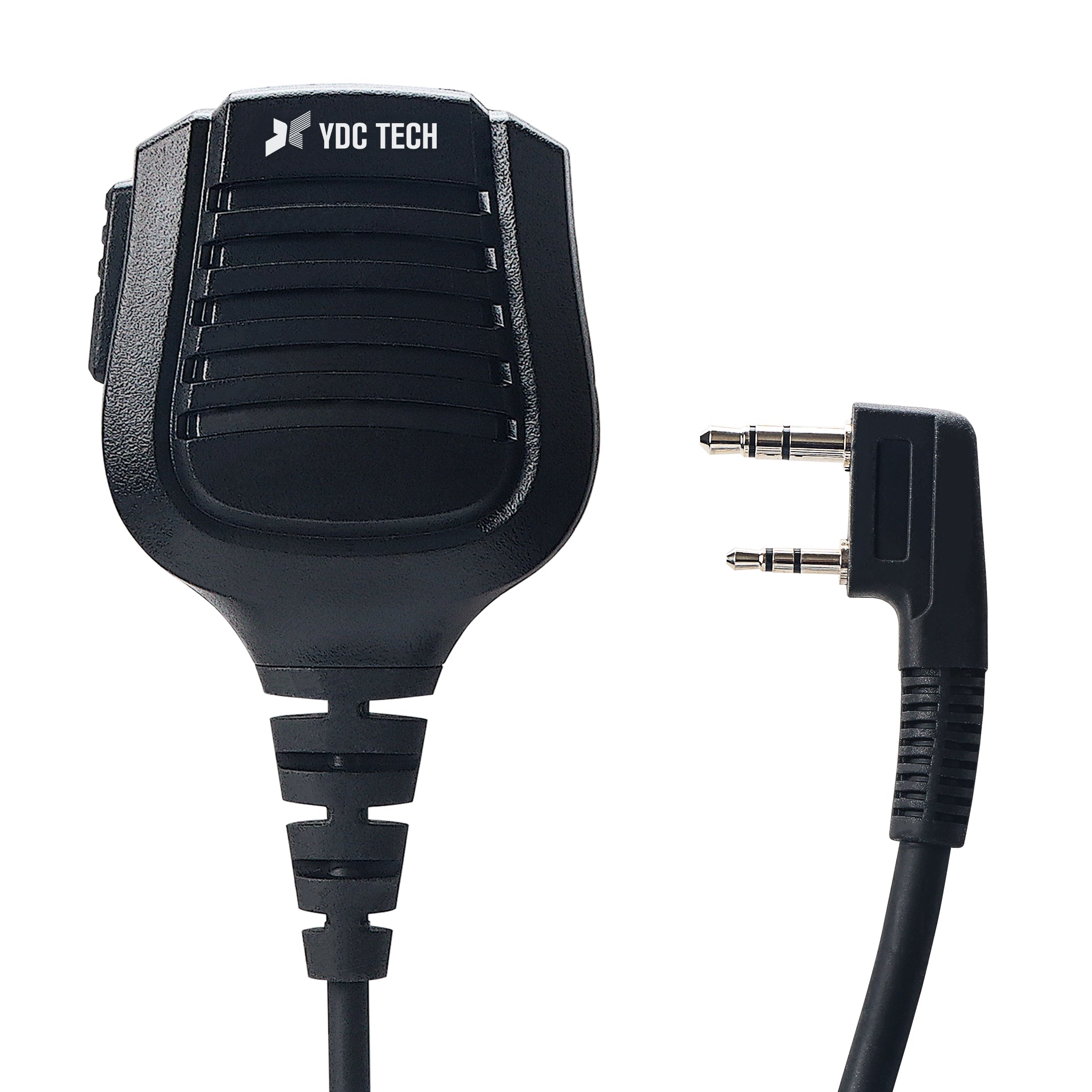 YDC TECH YMC-110 2 Pin Heavy Duty  IPX54 Rainproof  Speaker Mic with 3.5MM Audio Jack 