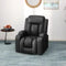 HOMCOM Electric Lift Chair for Elderly, Power Recliner with Footrest, Remote Control, Cup Holders for Living Room, Grey