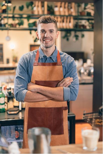 Genuine Leather Suede Apron