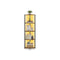 VASAGLE 5-Tier Corner Bookshel with LED Lights