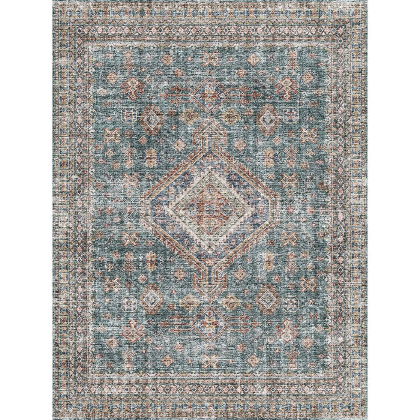 Abrama Green Rug 