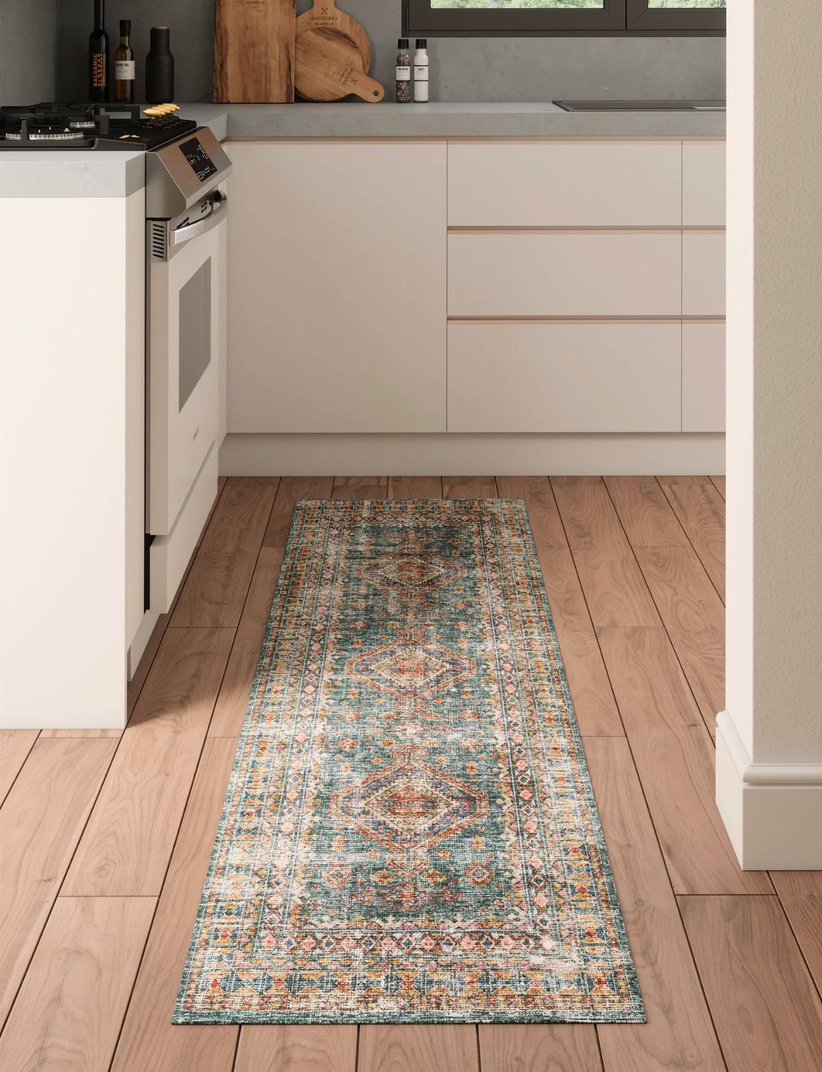 Abrama Green Rug 