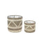 Cobra Seagrass Planter – Large Handmade Indoor & Outdoor Basket, Boho-Chic Striped Design, Sustainable Natural Material, Multi-Purpose Use