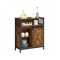 VASAGLE Buffet Cabinet with Open Compartment, Sliding Barn Door