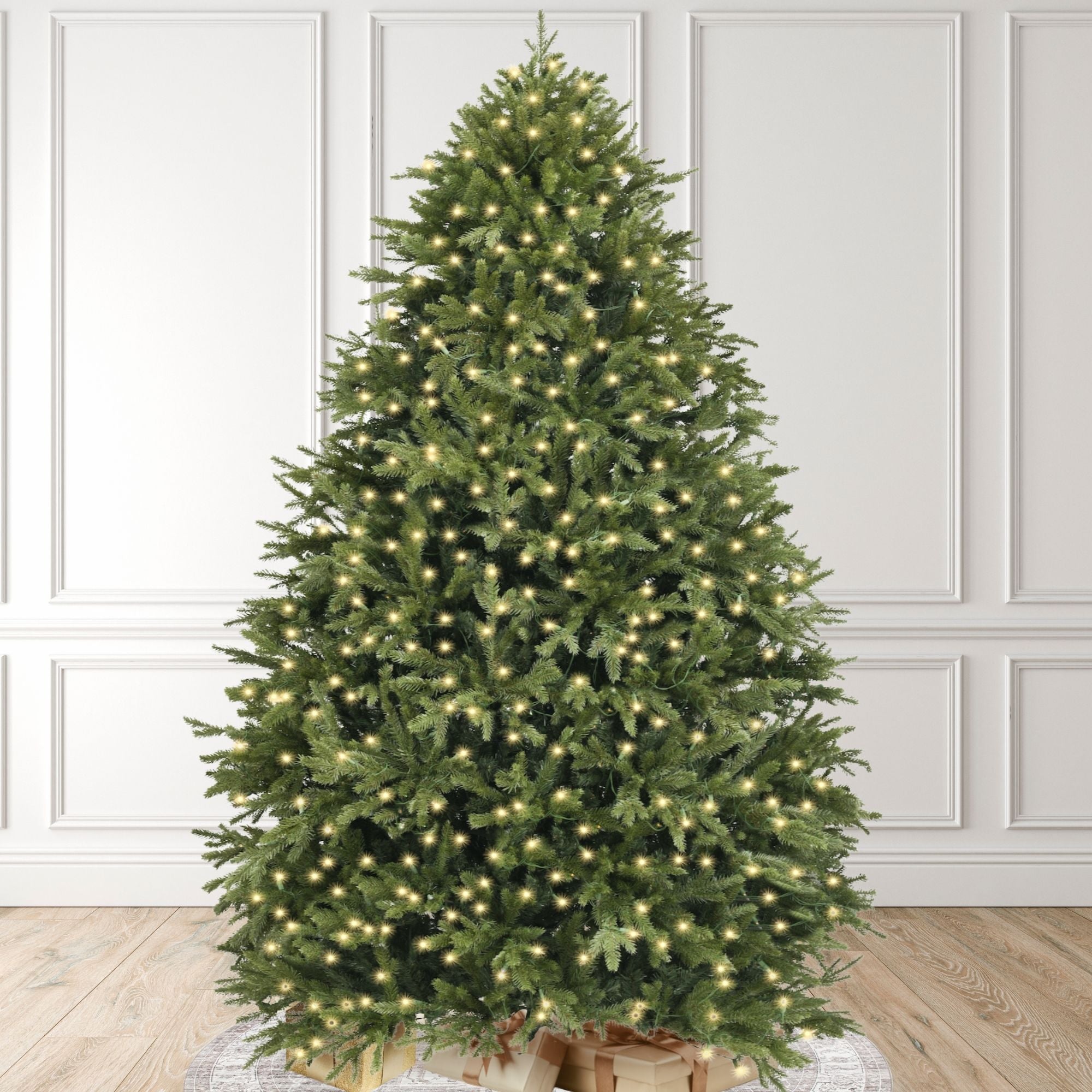 Artiplanto Oscar Most Realistic Artificial Fir Pre-Lit Christmas Tree 7.5' 