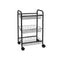 SONGMICS 3-Tier Metal Rolling Cart on Wheels with Baskets
