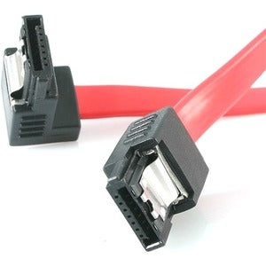 12in Latching SATA to Right Angle SATA Serial ATA Cable 