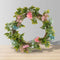 Pastel Artificial Floral Wreath 18.9