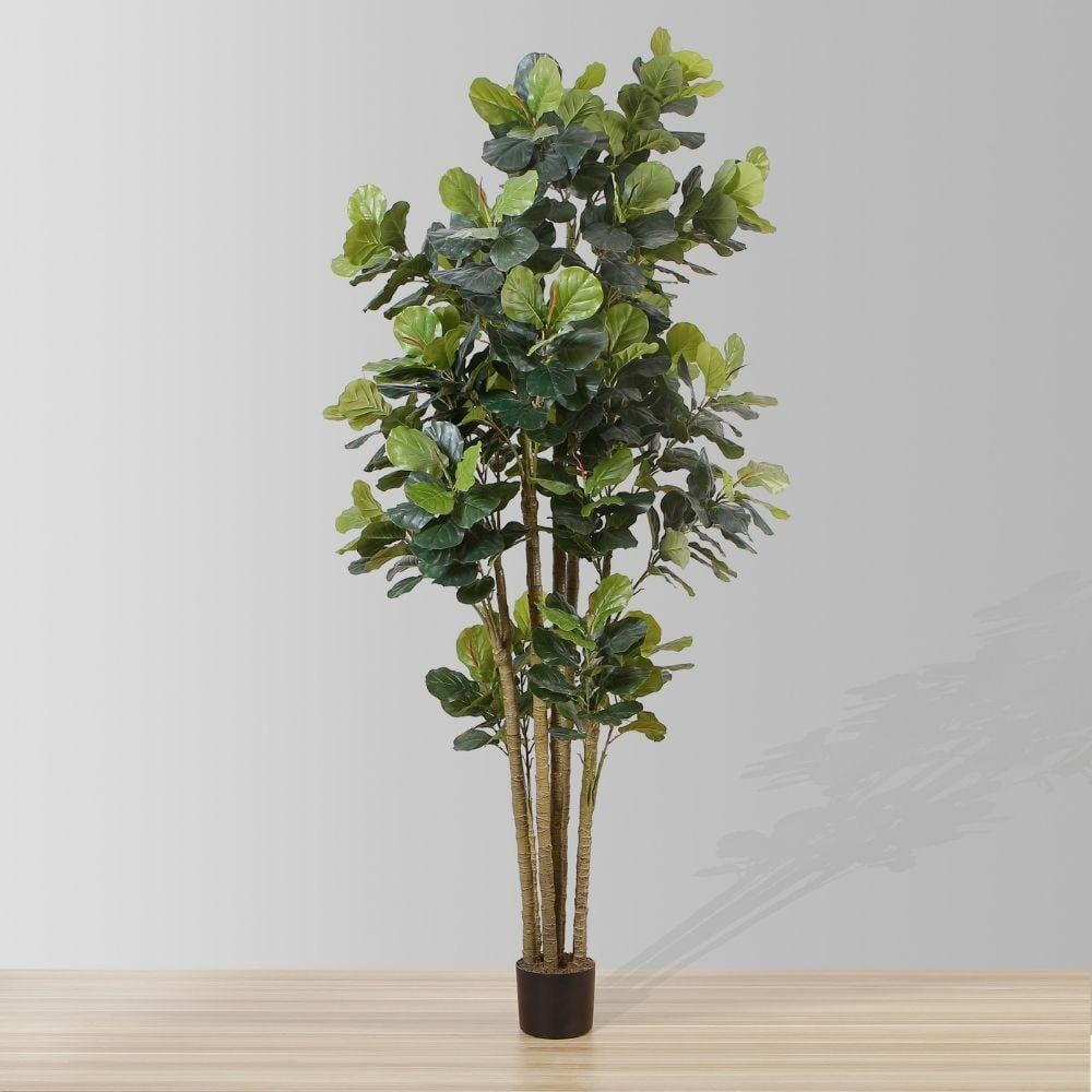 Dante Artificial Fiddle Leaf Potted Plant 10' 