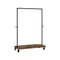 VASAGLE Heavy Duty Rolling Clothing Rack with Shelf