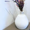 Organic Bubble Vase – Modern Black or White Cement Decorative Watertight Vase by ArtiPlanto