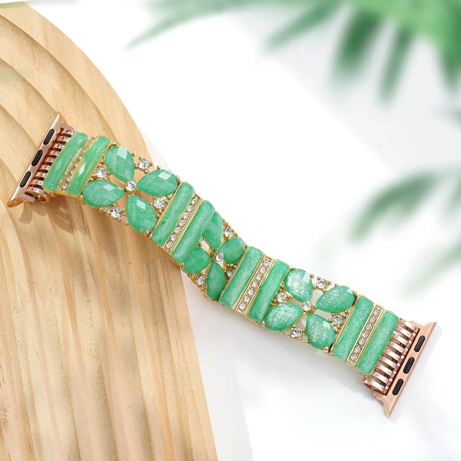 Strap Green Jewelry Watch Band Bracelet women 
