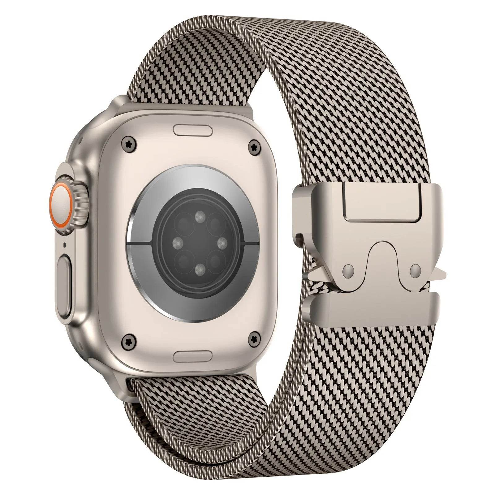 24mm Milan Titanium Watch Strap Suitable For Apple iwatch Smartwatch 