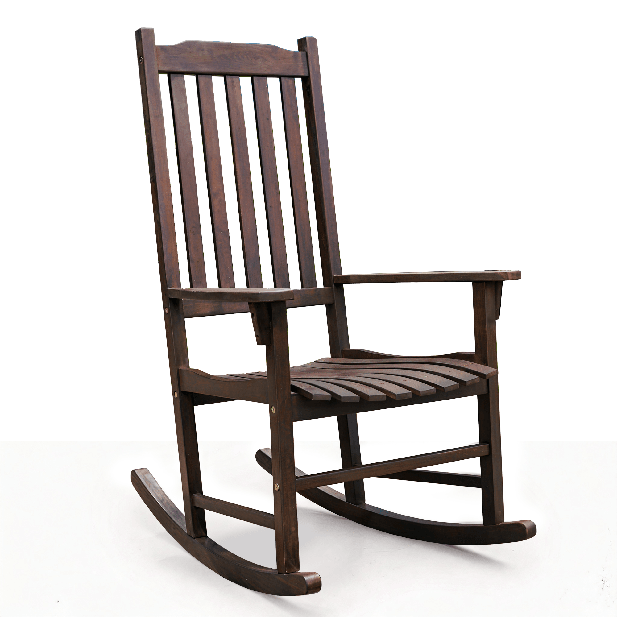 Tranquillo Oasis Wooden Rocking Chair for Patio, Porch, or Indoor Use 