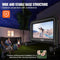 Inflatable Movie Screen, 16 FT Inflatable Projector Screen For Outside With Blower And Carrying Bag, Front Rear Projection, Oxford Fabric Blow Up Screen For Outdoor Parties Backyard Movie Nig