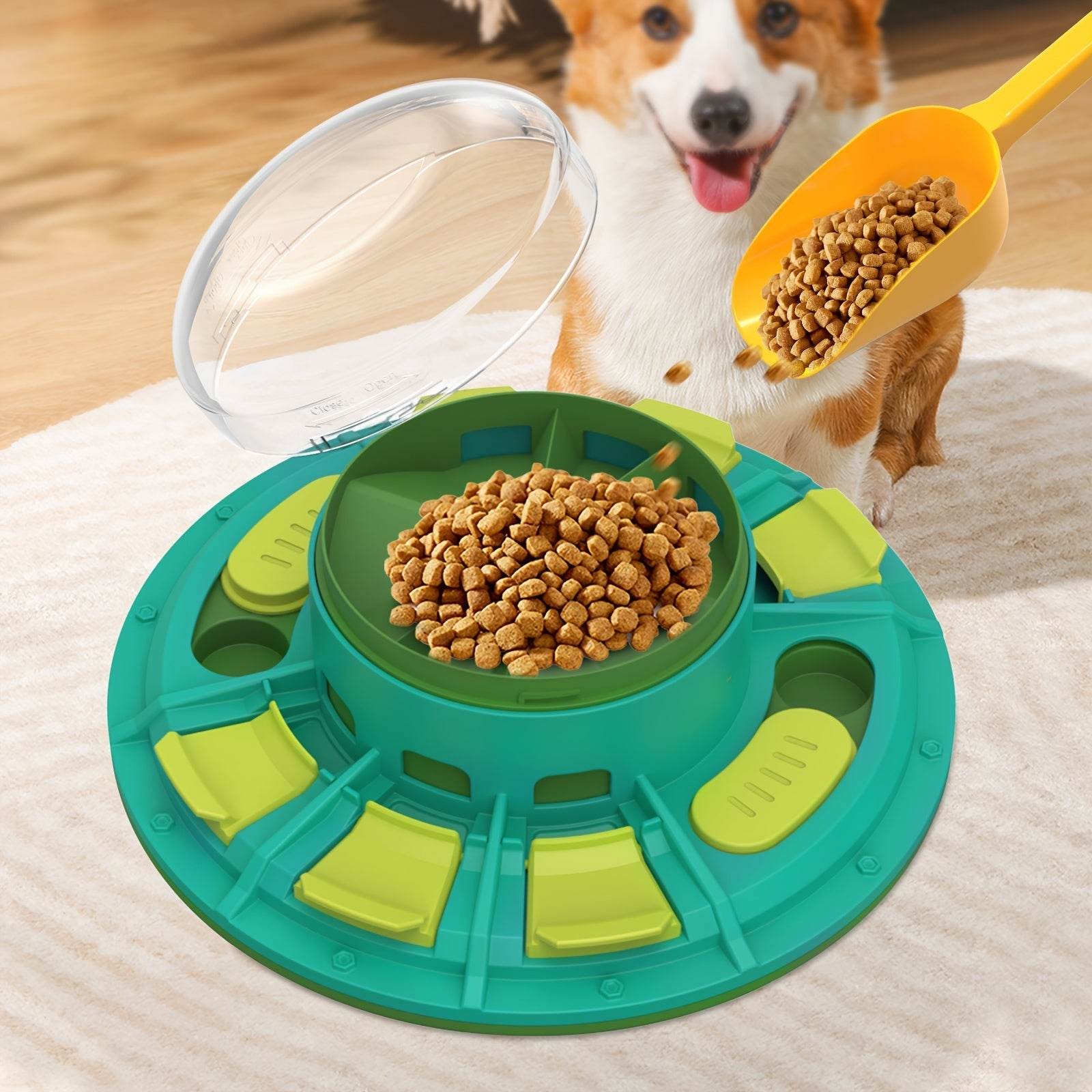 Interactive Dog Puzzle Toy For IQ Improvement And Slow Feeding Suitable For All Sizes Pets Nutritious Diet-Friendly Non-Electric Plastic Pets Game Pet Products 