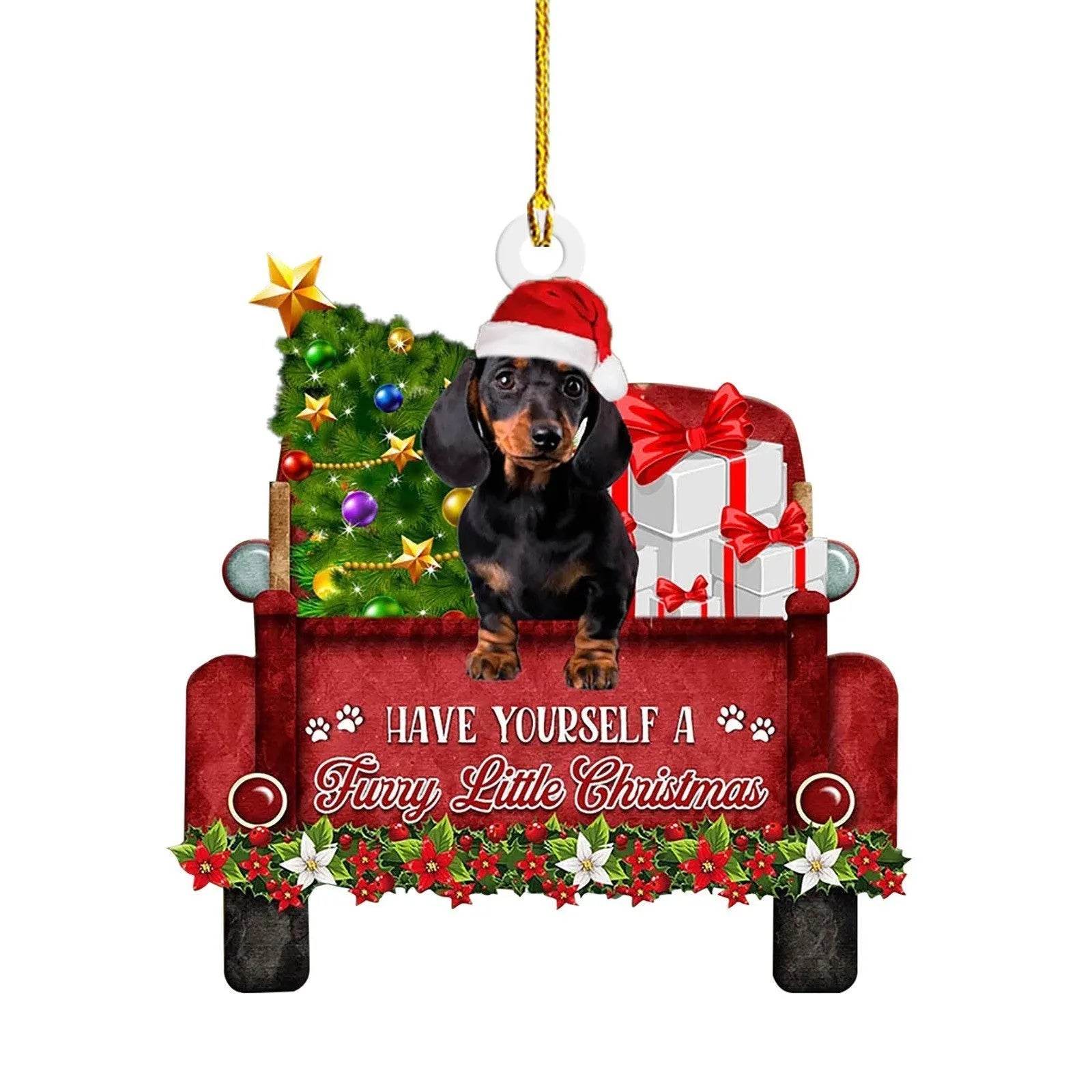 Christmas Sausage Dog Decorations Home 