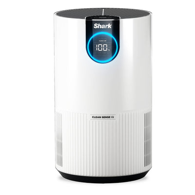 Shark HP102 Air Purifier with True HEPA Air Filter Covers Up To 500sq ft with 4 Fan Speeds Auto Modes Removes Smoke Dust Allergens Pollutants 