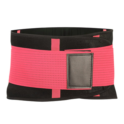 Unisex Back Support Belt Lumbar Lower Waist Brace Wrap Band Double Adjustable Pain Relief Sports Strip Trimmer for Back Pain, Herniated Disc, Sciatica 