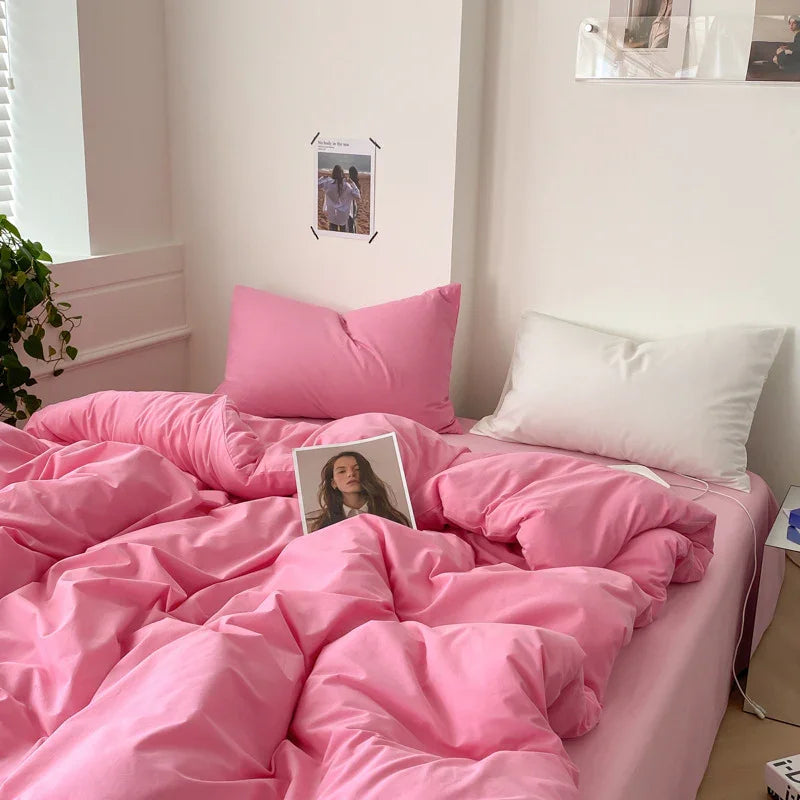 Four-piece Cotton Bed Sheet Duvet Cover Duvet Cover Bedding 