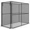 Crop Cage, Plant Protection Tent with Zippered Door, Plant Protector from Animals for Vegetables Flowers Fruits, Black