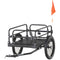 Aosom Bike Trailer, Bicycle Cargo Carrier with Suspension, Triple Safety Features, 16