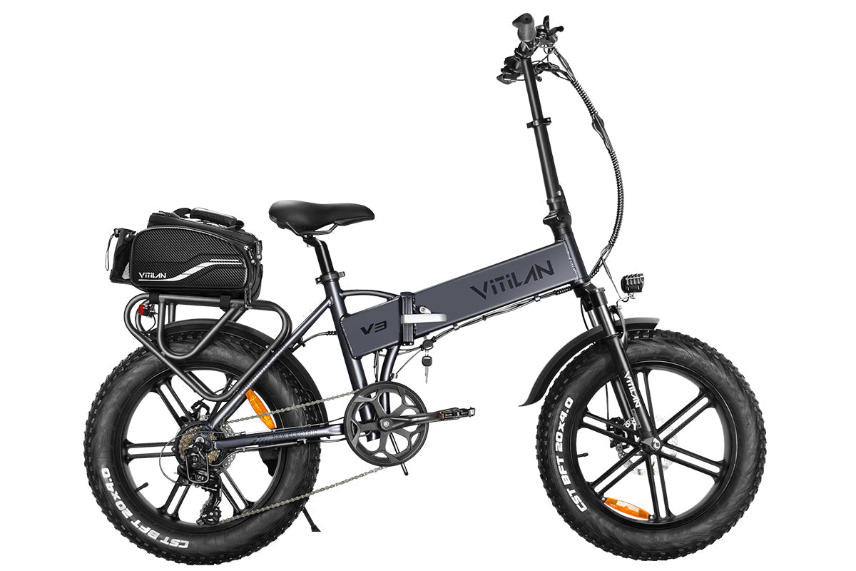 V3 2.0 Folding Fat Tires Adult All Terrain Electric Bike