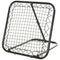 Soozier Soccer Rebounder Net, 3' x 3', Angle Adjustable Baseball Rebounder Net Training Equipment Aid with Quick Folding Design for Teens & Adults, Kickback Target Goal Play