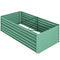 Outsunny Galvanized Raised Garden Bed, Steel Outdoor Planters with Reinforced Rods, 71