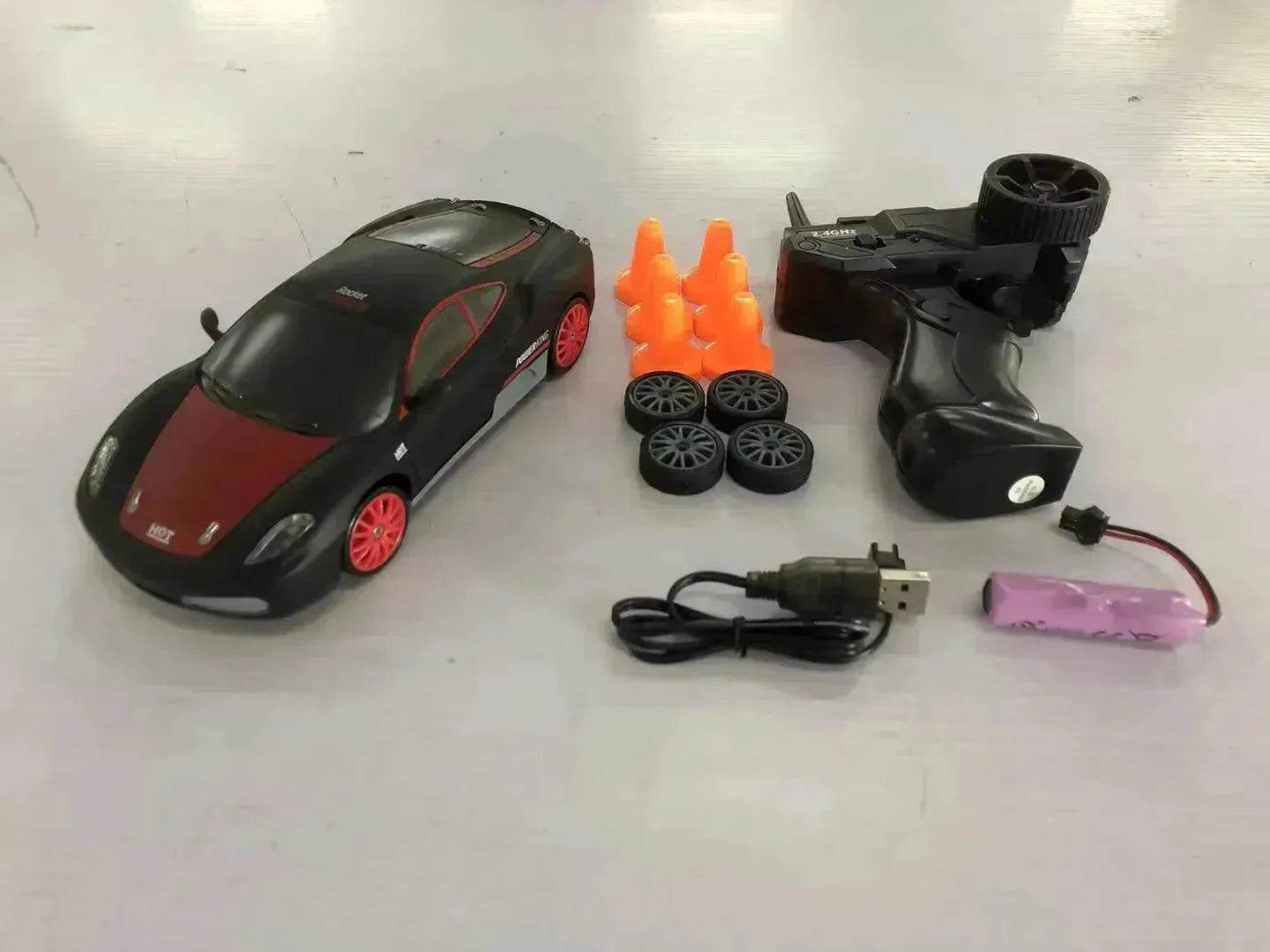 2.4G Drift Rc Car 4WD RC Drift Car Toy Remote Control GTR Model AE86 Vehicle Car RC Racing Car Toy For Children Christmas Gifts 
