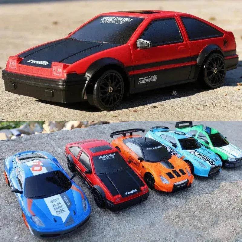 2.4G Drift Rc Car 4WD RC Drift Car Toy Remote Control GTR Model AE86 Vehicle Car RC Racing Car Toy For Children Christmas Gifts 